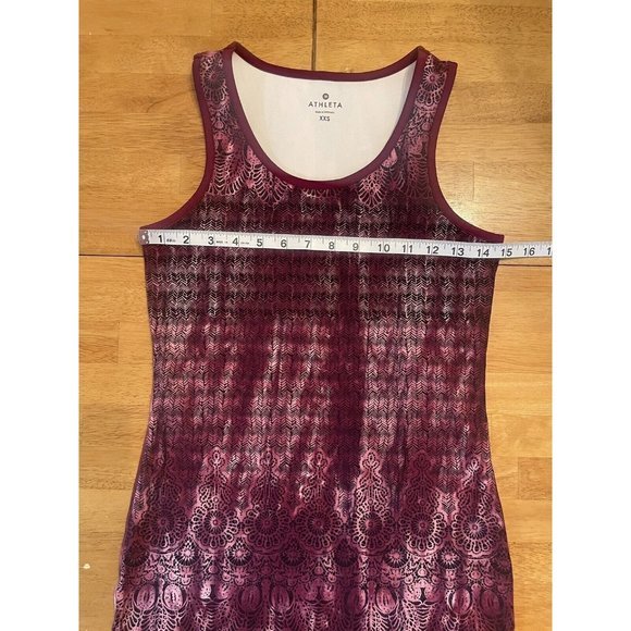 Athleta Tank Size XXSmall Womens Purple  Sleeveless Crew Neck Top‎ - Picture 6 of 7
